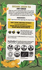 Heath & Heather Organic Green Tea & Ginger