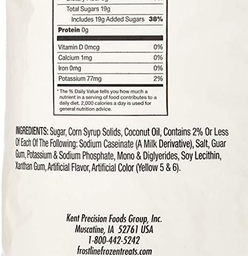 Frostline Vanilla Soft Serve Ice Cream Mix, Lactose & Gluten Free - Just Add Water, Dairy, or Dairy Free Alternative, Use with Blender, Countertop Ice Cream Maker, Soft Serve Machine - 6 lb Bag