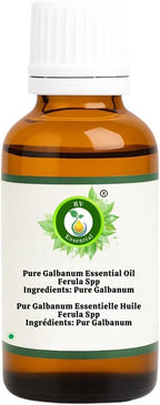 Galbanum Essential Oil | Ferula Spp | Galbanum Oil | 100% Pure Natural | Steam Distilled | Therapeutic Grade | 5ml | 0.169oz by R V Essential