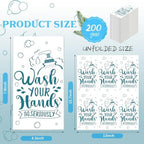 Seajan 200 Packs Bathroom Paper Napkins Disposable Bathroom Paper Guest Hand Towels Decorative Paper Napkins for Hostess Gifts Shower Spa Wedding Birthday Party Supply(Teal Blue)