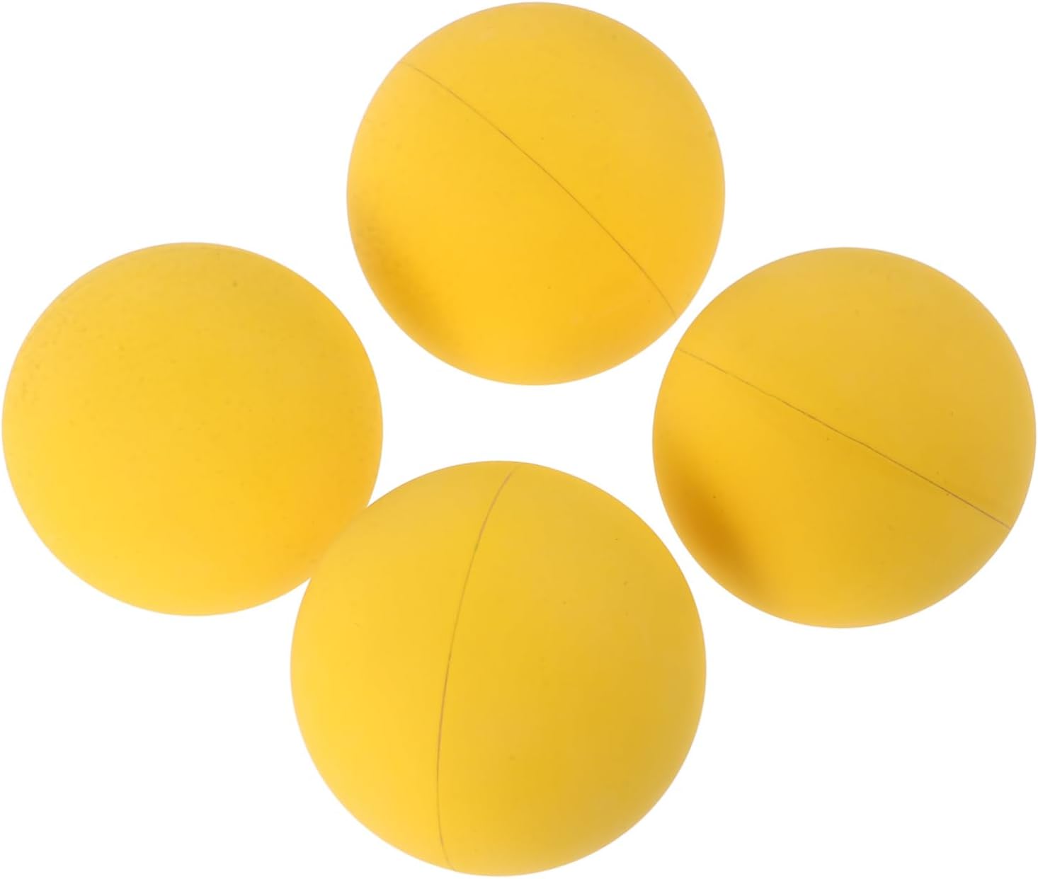 KOMBIUDA High Bounce 4 Pack 2.16 Inch Mini Rebound Training Balls for Speed Agility Practice Indoor Outdoor Sports