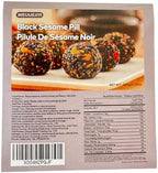 WEIJUEJIYI Black Sesame Pill 7.05oz (20 pieces) Black Mulberry, Black Sesame, Red Date, Walnut and Goji Berry Sesame Pill, Pure Handmade Taste Mellow, Sweet and Nutritious