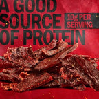 Jack Link's Beef Jerky Half Pounder - Original - Made with 100% Real Beef - Ready to Eat Real Meat Protein Snacks - 10g Protein per Serving - 8 oz Large Jerky Bag