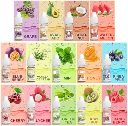 Food Flavoring Oil, 28 Flavors Candy Flavoring, Concentrate Imitation Flavor Extract for Baking, Lip Gloss, Drinks, Cooking, Soap - Water & Oil Soluble - .25 Fl Oz (6 ml) Bottles