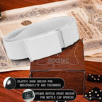 DOOPAI Canvas Web Belt with Stretch Flexibility, Elastic Belt Fit, Top Military Buckle - Adjustable, Cut to Fit