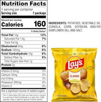 Lay's Potato Chips, Classic, 1 Ounce (Pack of 40)