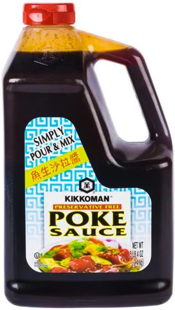Kikkoman Poke Sauce, Simply Pour & Mix, 5.25 lbs
