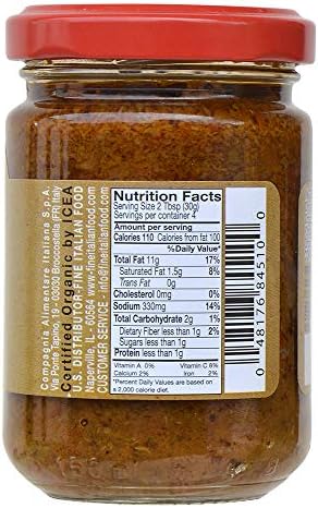 Mantova Organic Red Pesto, 4.6 Ounce (Pack of 4)
