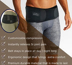 Vriksasana Si Belt for Men and Women That Treat Sciatica, Including Pelvic, Back and Leg Pain Nerve Pain, Stabilize Sacroiliac Joint | Trochanter Brace | Anti-Slip and Pilling-Resistant (REGULAR SIZE)