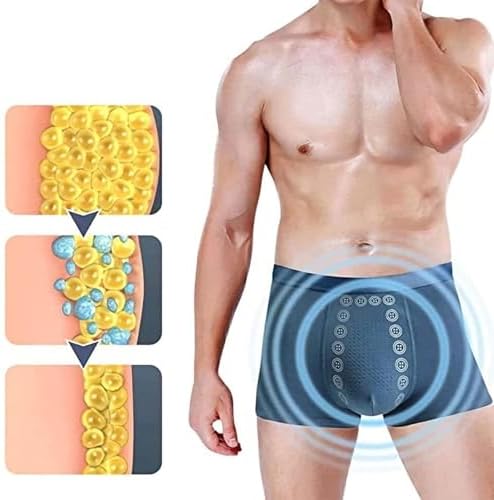 6 Pcs Men's Energetic Massage Magnetic Therapy Underwears Ice Boxer Pro Underwear