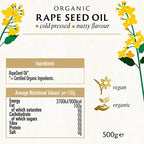 Biona Organic Oil - Rapeseed Oil Cold-pressed - 500ml