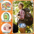 48 Pcs Spring Camping Party Favors 1 Inch Scout Camping Pins Bulk Adventure Hiking Style Pin Outdoor Theme Decor for DIY Costume Backpack Scout Event Adventure Birthday Supplies