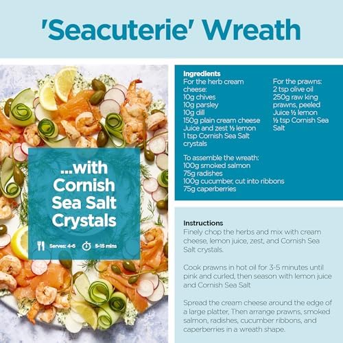 Cornish Sea Salt Crystals 225g (Pack of 3)