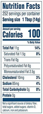 Hellmann's Extra Heavy Mayonnaise Jar, Extra Egg Yolk, Condiment for Sandwiches, Salads, Mayo Made with 100% Cage Free Eggs, Gluten Free 1 gallon 128 oz, (Pack of 2)