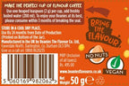 Beanies Flavour Instant Coffee - Creamy Caramel Instant Flavored Coffee - Bold & Adventurous Full-On Flavor - An Indulgent Sugar Free Taste Explosion - Low Calorie - Vegan & Gluten Free - Wheat & Dairy Free, 50g jar