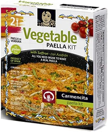 Medicinal Care Paella Kit with Enameled Paella Pan - 2 Portions c