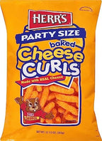 Herrs, Cheese Curls Party Size, 13.5 Ounce