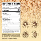 Snackathon Toffee Bits, Coarse Grind, 1.1 LB Bulk Resealable Bag, Sweet & Crunchy Butter Toffee Pieces for Ice Cream Topping, Baking & Desserts, Made in USA