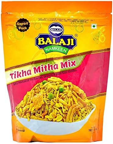 Balaji Tikha mitha mix - 190g - (pack of 4)