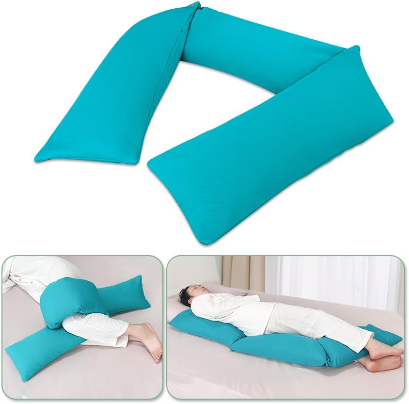 Bed Sore Turning Wedge Multi Positioning Pillows for After Surgery Bedridden Medical Wedges Bed Sore Prevention Pressure Ulcer Cushion Body Support Pillow Side Sleeping Wedge