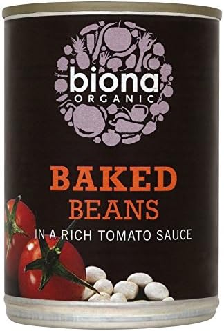 Biona Organic Baked Beans in a Rich Tomato Sauce (400g) - Pack of 6
