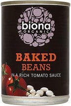 Biona Organic Baked Beans in a Rich Tomato Sauce (400g) - Pack of 6