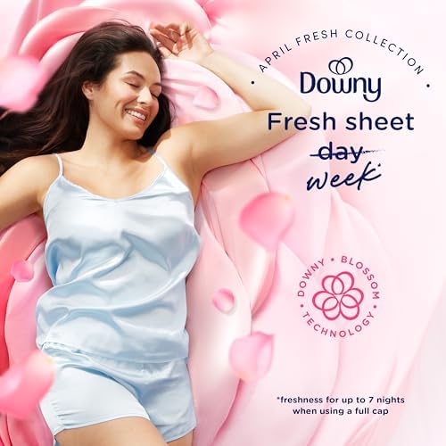 Downy Liquid Fabric Softener, April Fresh 2-in-1 Fresh & Soft, 140 Fl Oz, 190 Loads, Fabric Conditioner For Freshness And Softness