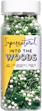 Supernatural Into the Woods Natural Confetti Tree Sprinkles, No Artificial Dyes, Soy Free, Gluten Free, Vegan, Plant-Based Colors, 3oz