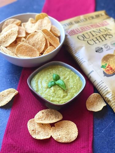 The Daily Crave Himalayan Pink Salt Quinoa Chips, 4.25 Oz (Pack Of 8) 4g Protein, 2g Fiber, Gluten-Free, Non-Gmo, Crunchy