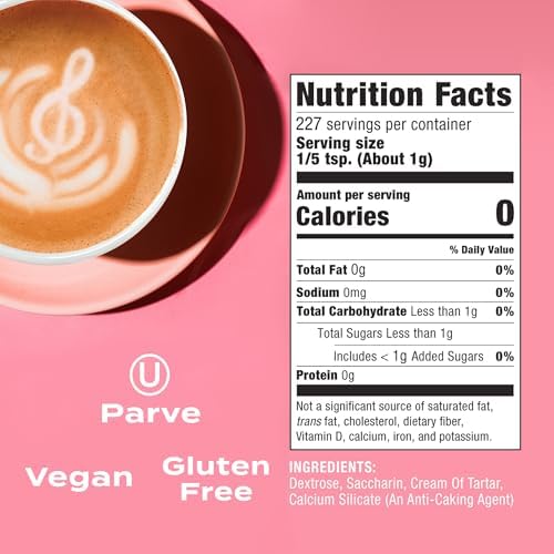 Sweet'N Low Zero Calorie Bulk Sweetener, 8 oz. Box, Granulated Sugar Substitute for Baking, Coffee, Tea and More, Kosher & Gluten Free, Low Glycemic Index
