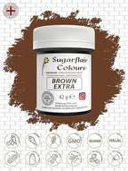 Sugarflair Paste Colours - Brown Extra (42g)