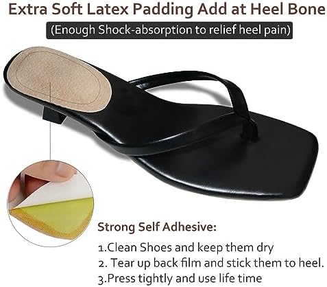 (3 Pairs) Pigskin Heel Cushions Cups for Plantar Fasciitis, Sore Heel Pain, Bone Spur & Achilles Tendonitis, Heel Support Insoles, Adhesive Heel Padding Inserts for High Heels Boots Flats Sandals