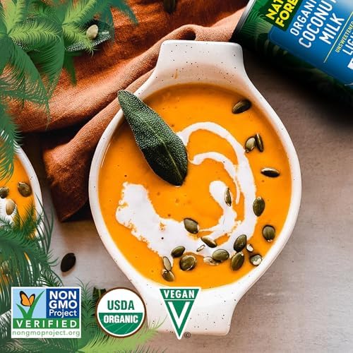 Native Forest Organic Light Coconut Milk - Canned Organic Coconut Milk, Unsweetened - 13.5 Fl Oz (Pack of 12)