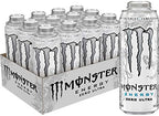Monster Energy 24 ounce cans with Resealable Lids (Zero Ultra, 12 Cans)