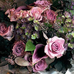 Paper Napkins 33 x 33 cm 3-Ply Flowers Pack of 20 (Roses on Black)