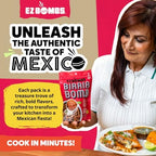 EZ Bombs Birria Bomb Seasoning, Pack of 2 – Authentic Mexican Spice Mix for Tacos, Burritos, Nachos, and Quesadillas – Made with Real Chiles, Herbs, and Spices for Quick and Flavorful Meals