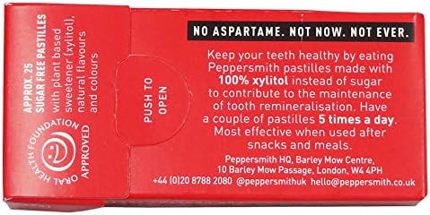 Peppersmith Dental Pastilles - Strawberry 15g