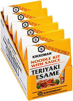 Kikkoman Gluten-Free Teriyaki Sesame Noodle Kit With Sauce, 4.8 Oz (Pack Of 6)