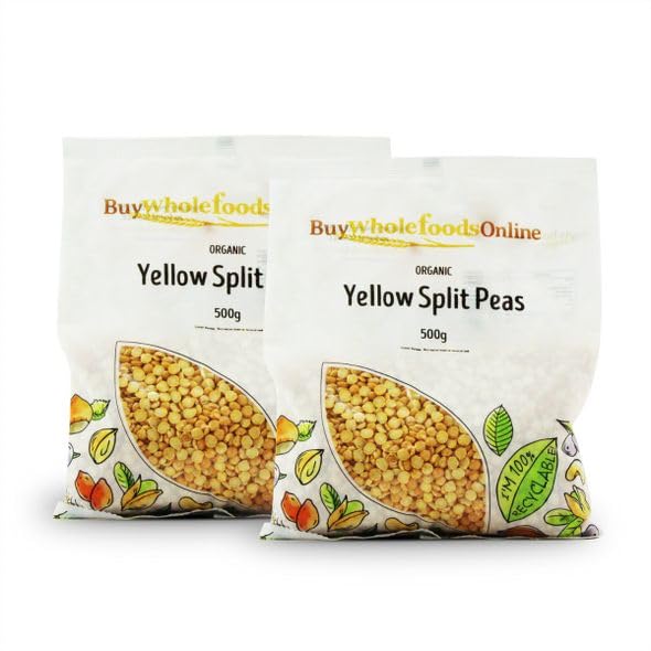 Buy Whole Foods Organic Yellow Split Peas (1kg)