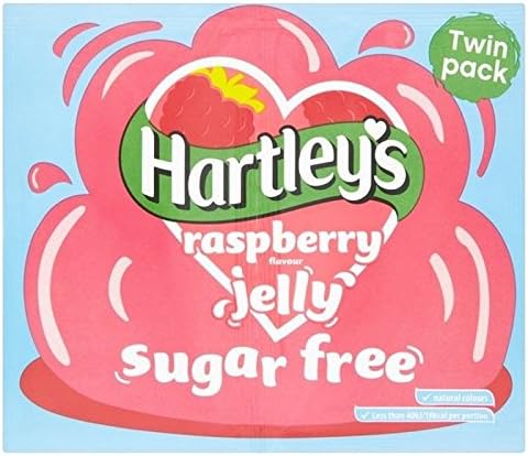 Hartley's Sugar Free Raspberry Jelly Crystals 23g - Pack of 6