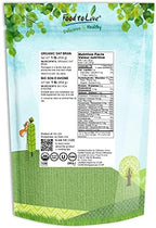 Food to Live Organic Oat Bran, 1 Pound Non-GMO, Kosher, Vegan, Bulk, High Fiber Hot Cereal, Milled from High Protein Oats