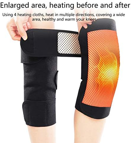 Tourmaline Knee Support Brace, Adjustable Self-Heating Knee Pads, Magnetic Tourmaline Therapy, Ergonomic Design, for Arthritis Knee Pain Relief