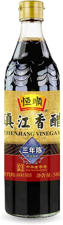 Heng Shun Zhen Jiang Vinegar 580 ml (3 years)Pack of 2 恒顺镇江香醋580ml（三年陈）