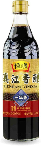 Heng Shun Zhen Jiang Vinegar 580 ml (3 years)Pack of 2 恒顺镇江香醋580ml（三年陈）