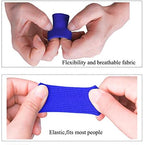 Finger SleevesThumb Braces Support Elastic Compression Protector Braces for Relieving Pain Calluses Arthritis Knuckle,20-Pieces