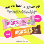 NICKS Protein Bars Salty Peanut Chocolate – 12-Count Box | 15g protein | 200 calories | Protein-Packed Snack, Low Calories, Low Carbs, Keto Friendly, No Added Sugar