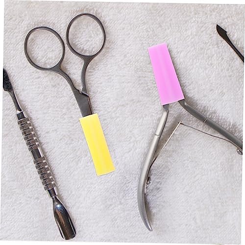 Beaupretty 6pcs Protection Tweezer Covers Silicone Covers Non-slip Manicure Tool Covers Manicure Covers Tip Protector Silicone Covers