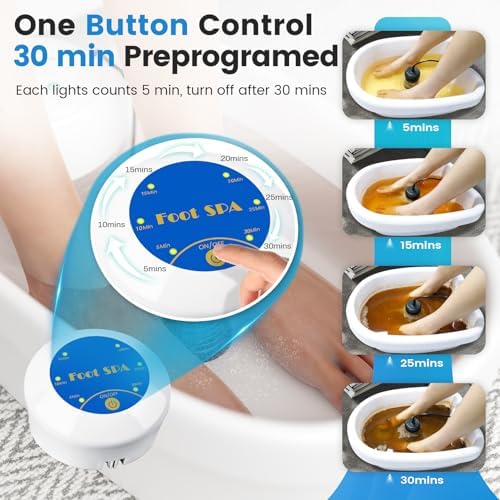 Ionic Foot Bath Detox Machine, Portable Ionic Detox Foot Bath Spa Machine Ion Cleanse Controller for Home Travel Holiday