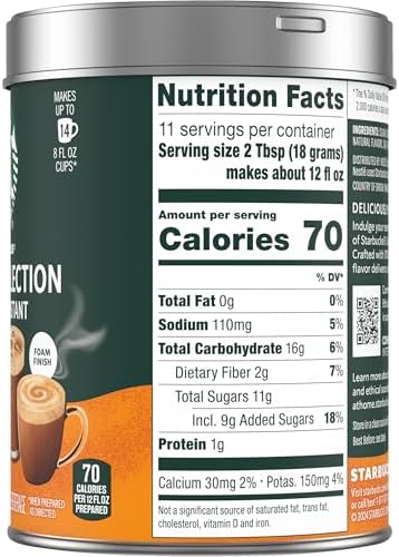 Starbucks Crema Collection Premium Instant Salted Caramel Flavored Instant Coffee, 100% Arabica Beans, 3 Tins (7.12 Oz Each)