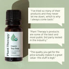 Plant Therapy Organic Tea Tree Oil (Melaleuca) 100% Pure, USDA Certified Organic, Undiluted, Natural Aromatherapy for Skin, Hair, and Toenails, Therapeutic Grade 10 mL (1/3 oz)